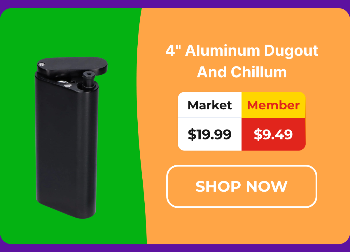 4" Aluminum Dugout And Chillum