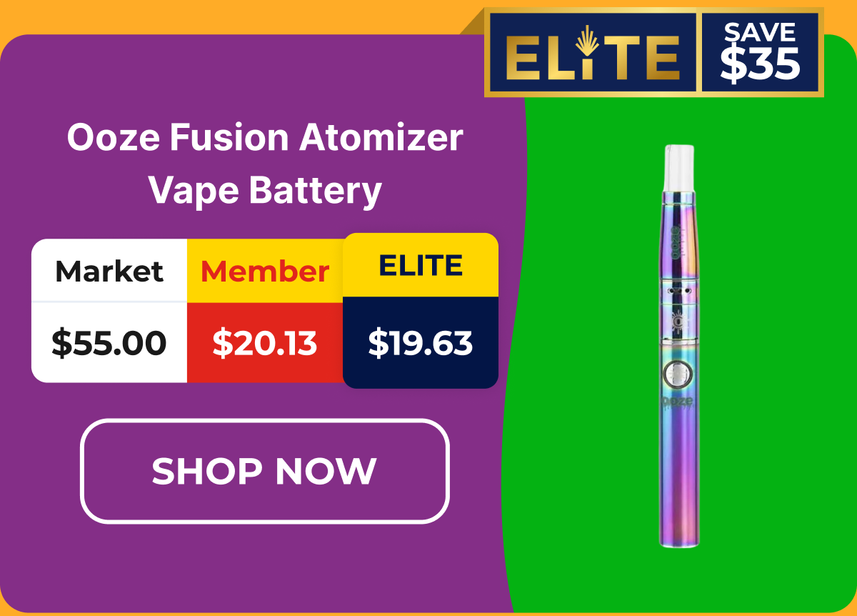 Ooze Fusion Atomizer Vape Battery