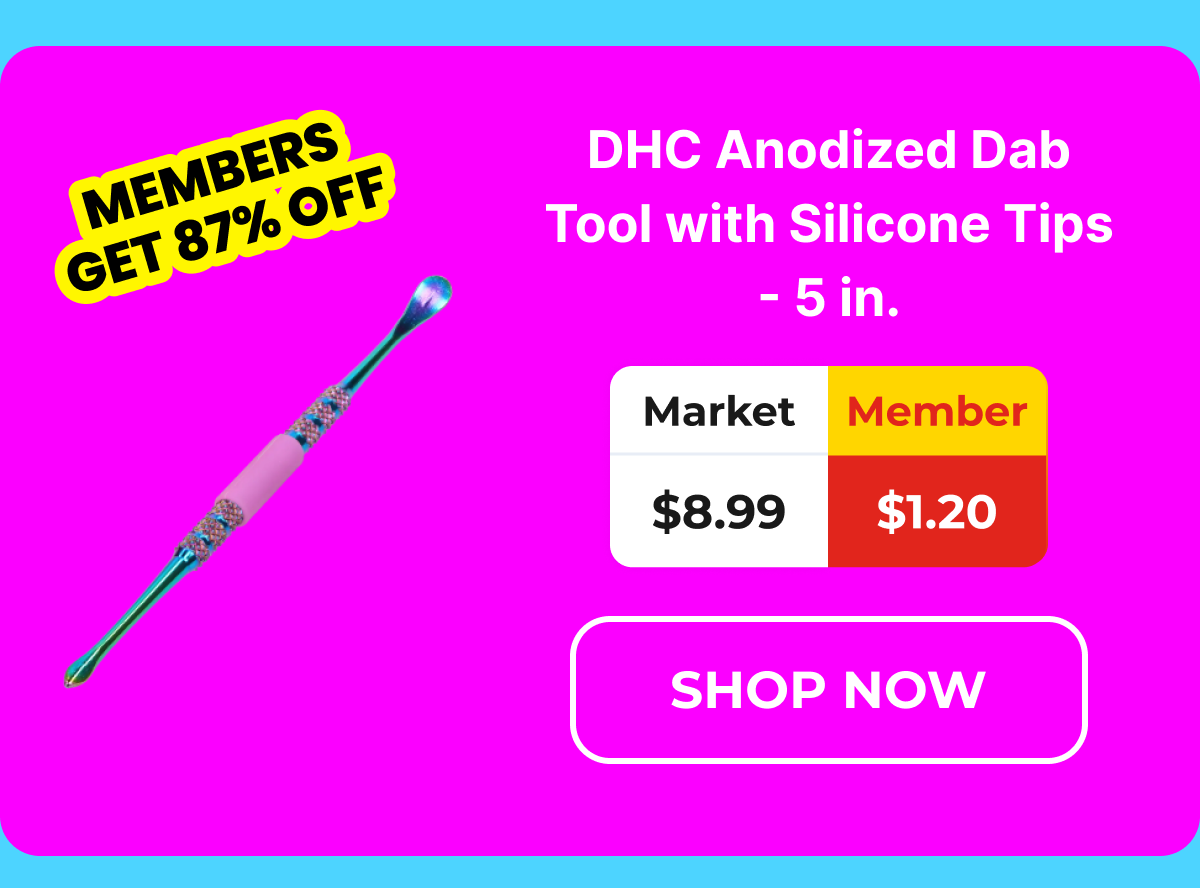 DHC Anodized Dab Tool with Silicone Tips - 5 in.
