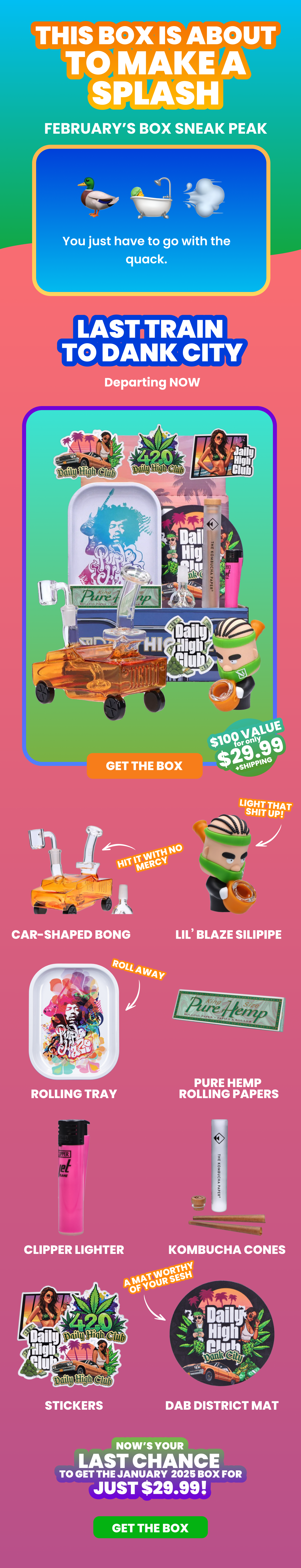 GET THE BOX : february's box sneak peak