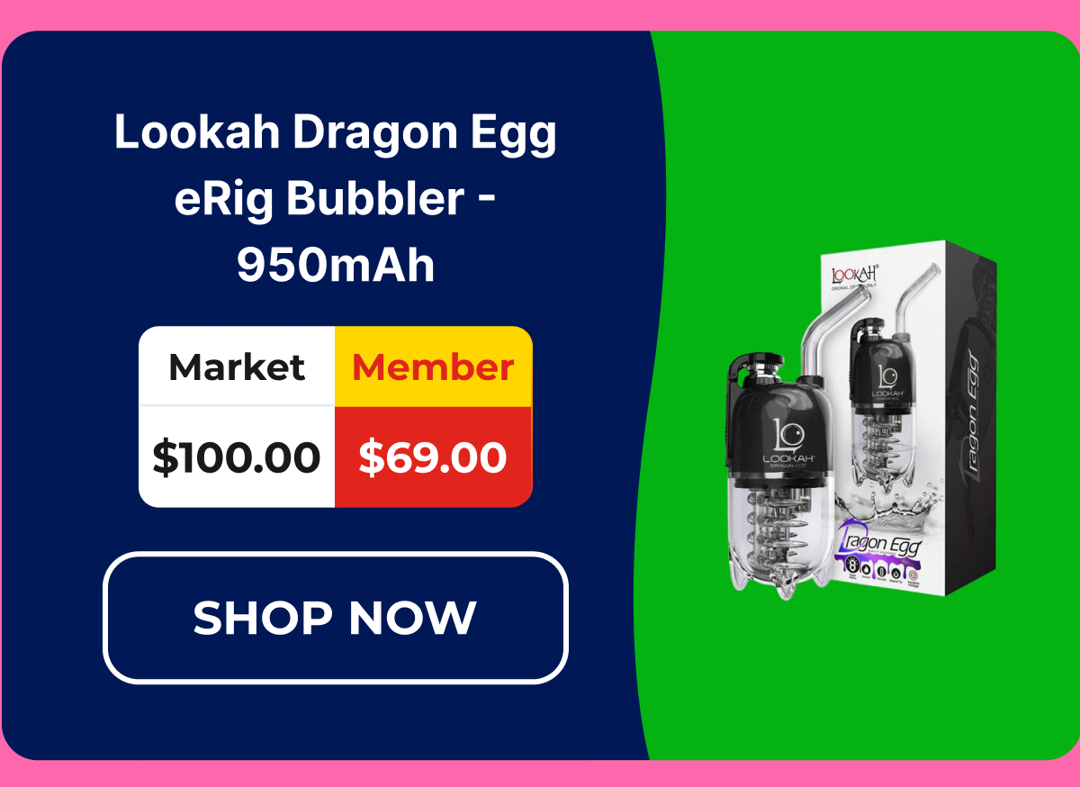 Lookah Dragon Egg eRig Bubbler - 950mAh