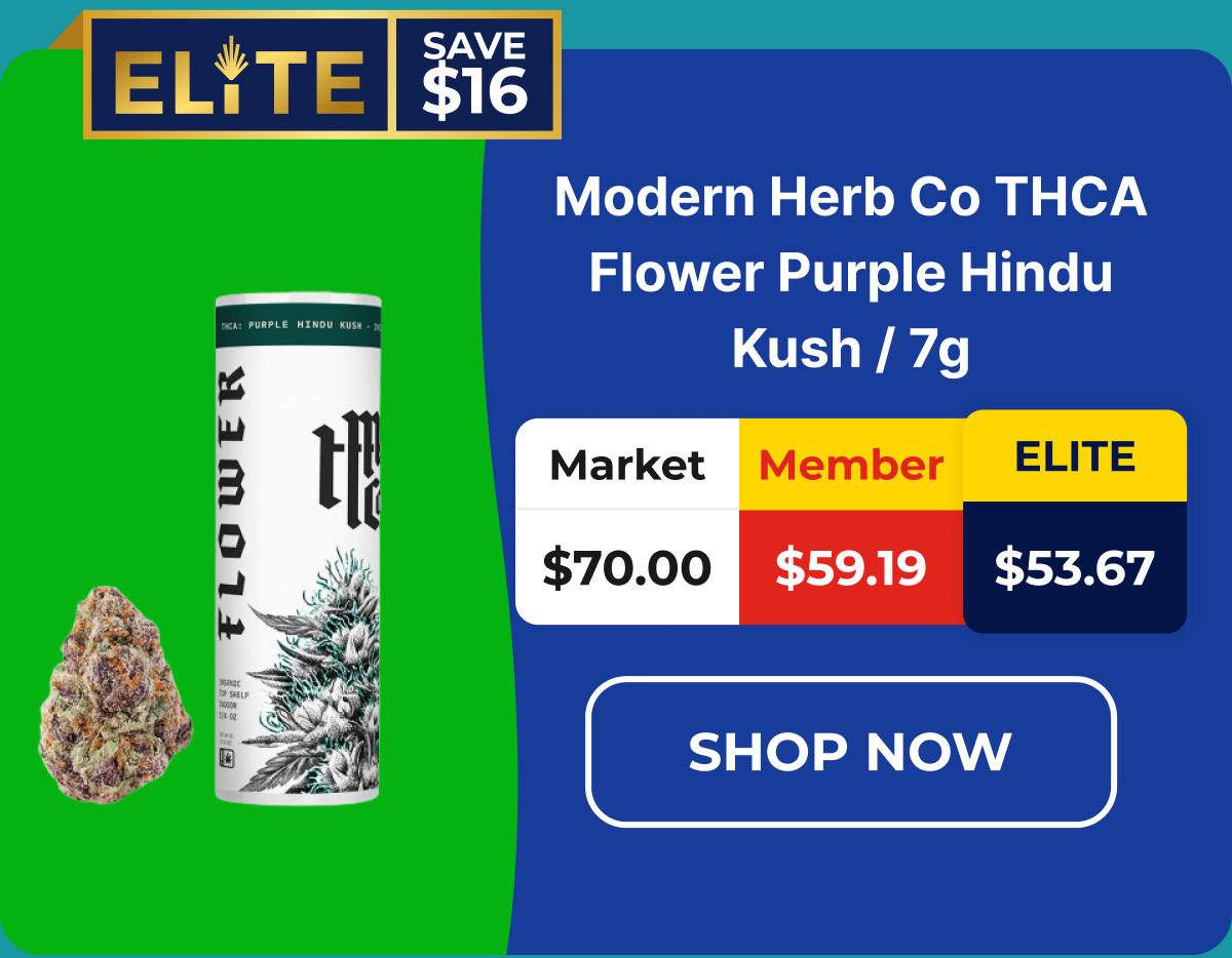 Modern Herb Co THCA Flower Purple Hindu Kush / 7g
