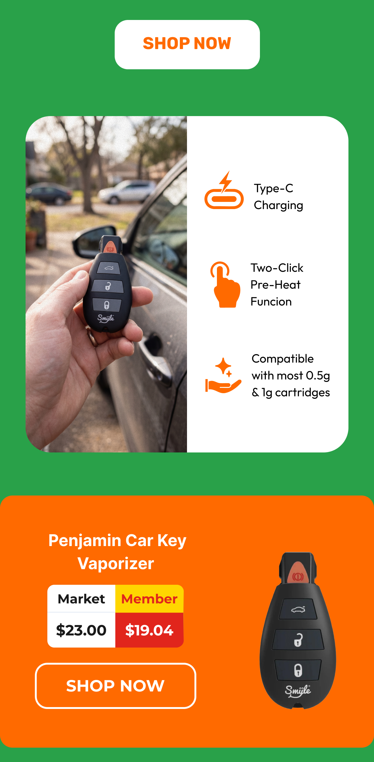 	Penjamin Car Key Vaporizer