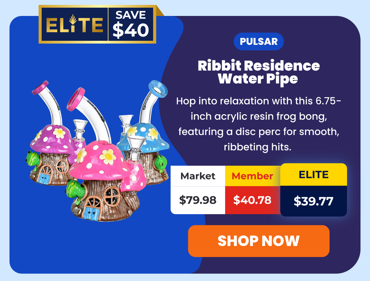 Pulsar Ribbit Residence Water Pipe