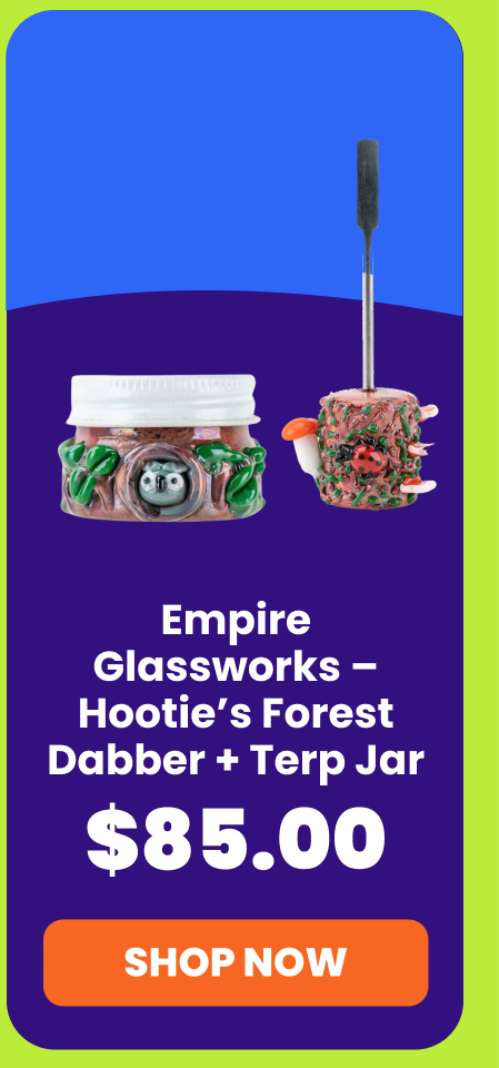 Empire Glassworks - Hootie's Forest Dabber + Terp Jar