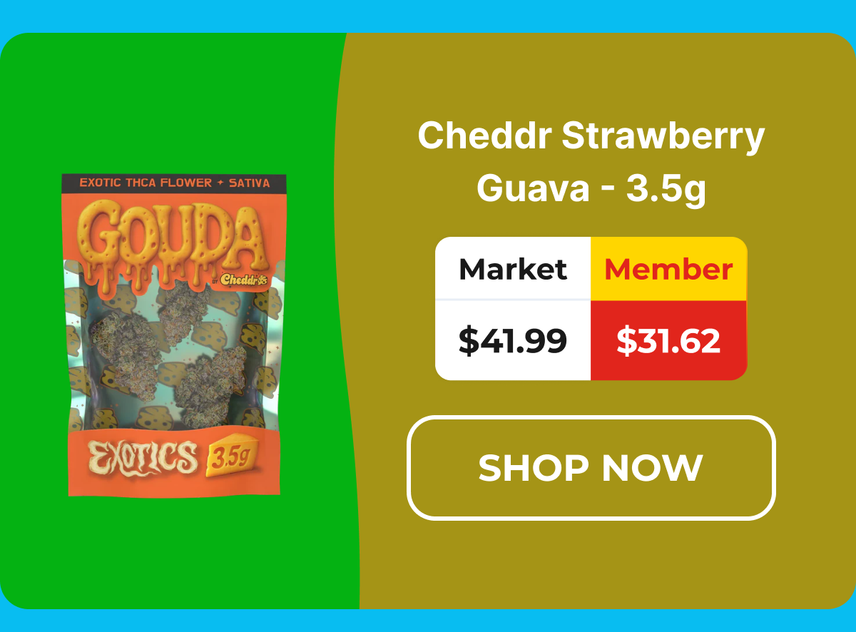 Cheddr Strawberry Guava - 3.5g