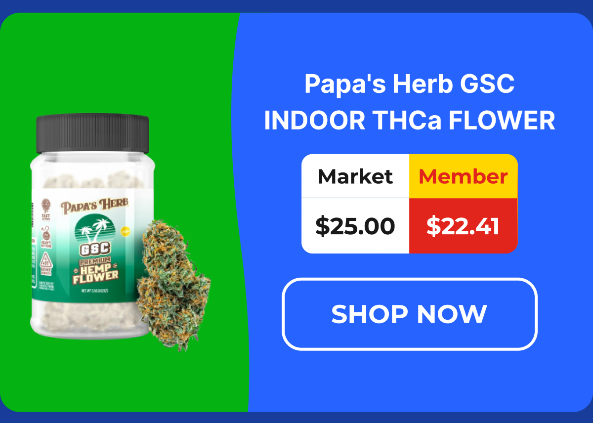 Papa's Herb GSC INDOOR THCa FLOWER