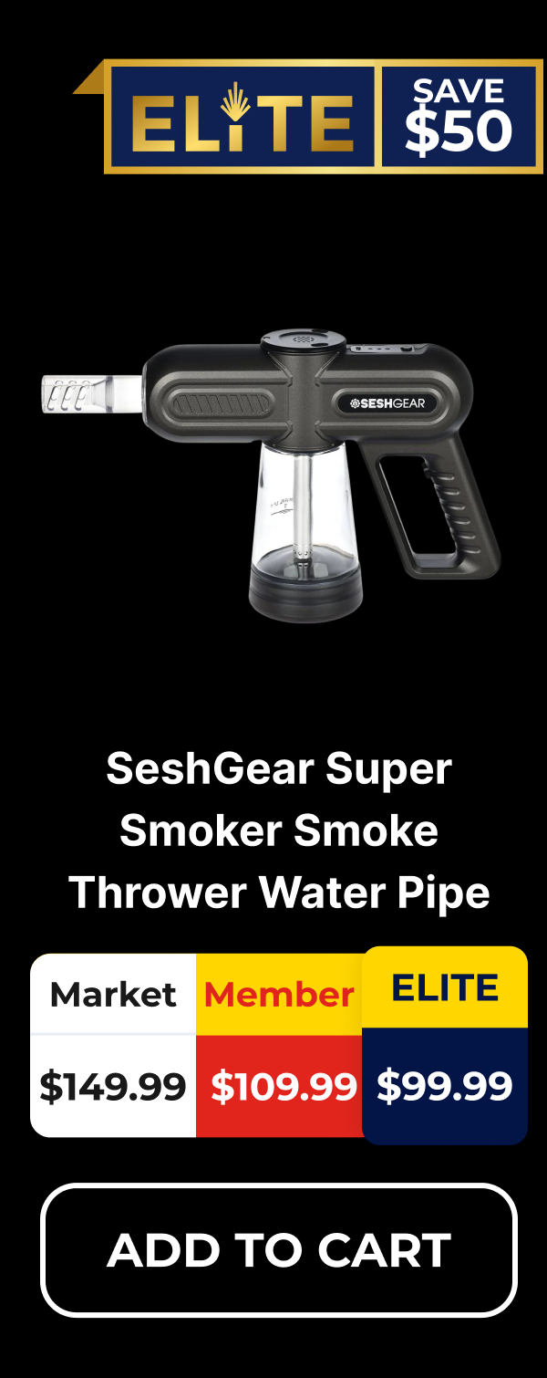 SeshGear Super Smoker Smoke Thrower Water Pipe