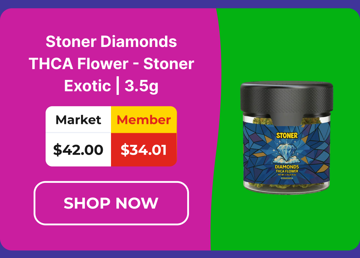 Stoner Diamonds THCA Flower - Stoner Exotic | 3.5g