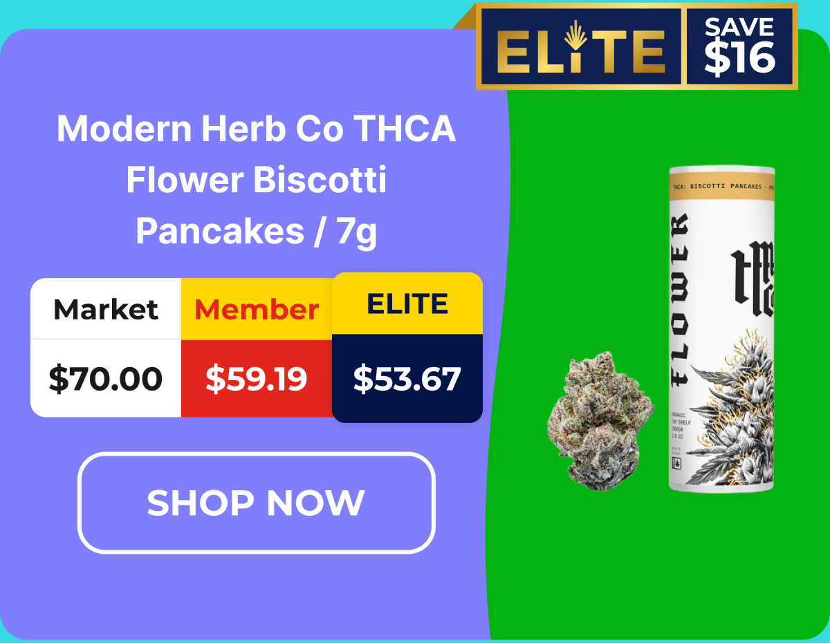 Modern Herb Co THCA Flower Biscotti Pancakes / 7g