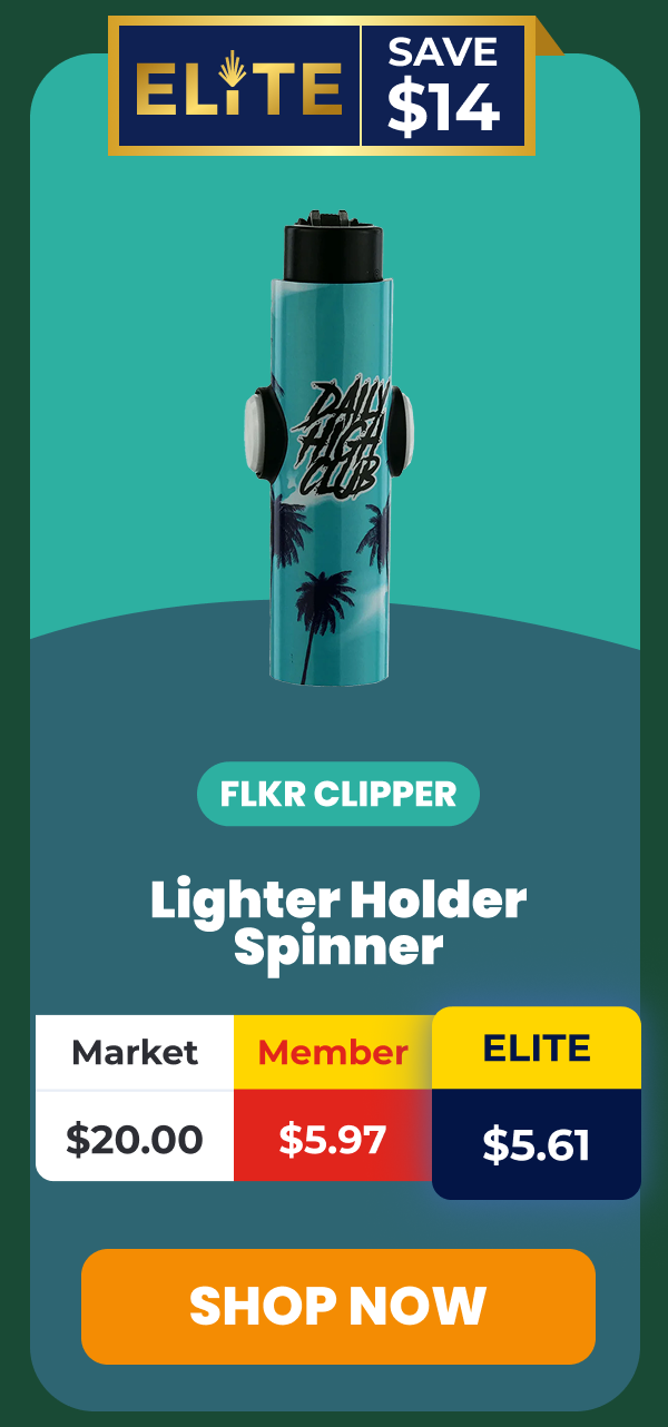 FLKR Clipper Lighter Holder Spinner