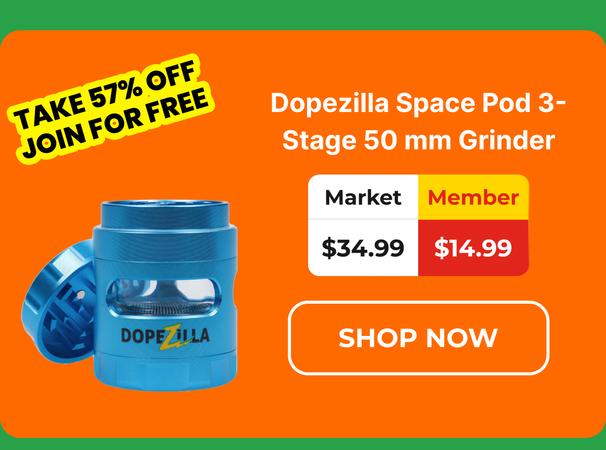 Dopezilla Space Pod 3-Stage 50 mm Grinder