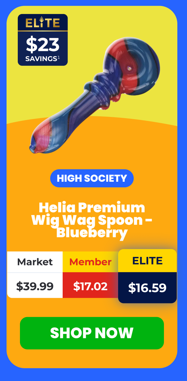 Helia Premium Wig Wag Spoon - Blueberry