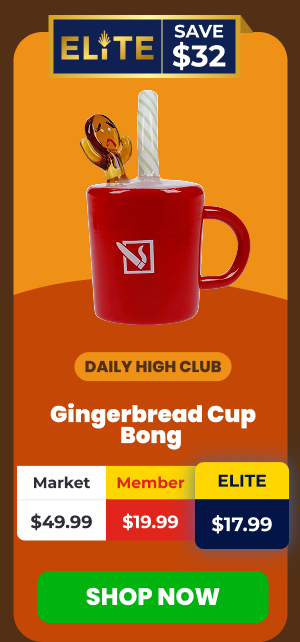 Gingerbread Cup Bong