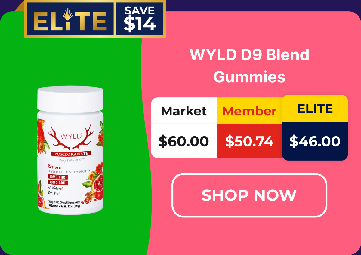WYLD D9 Blend Gummies