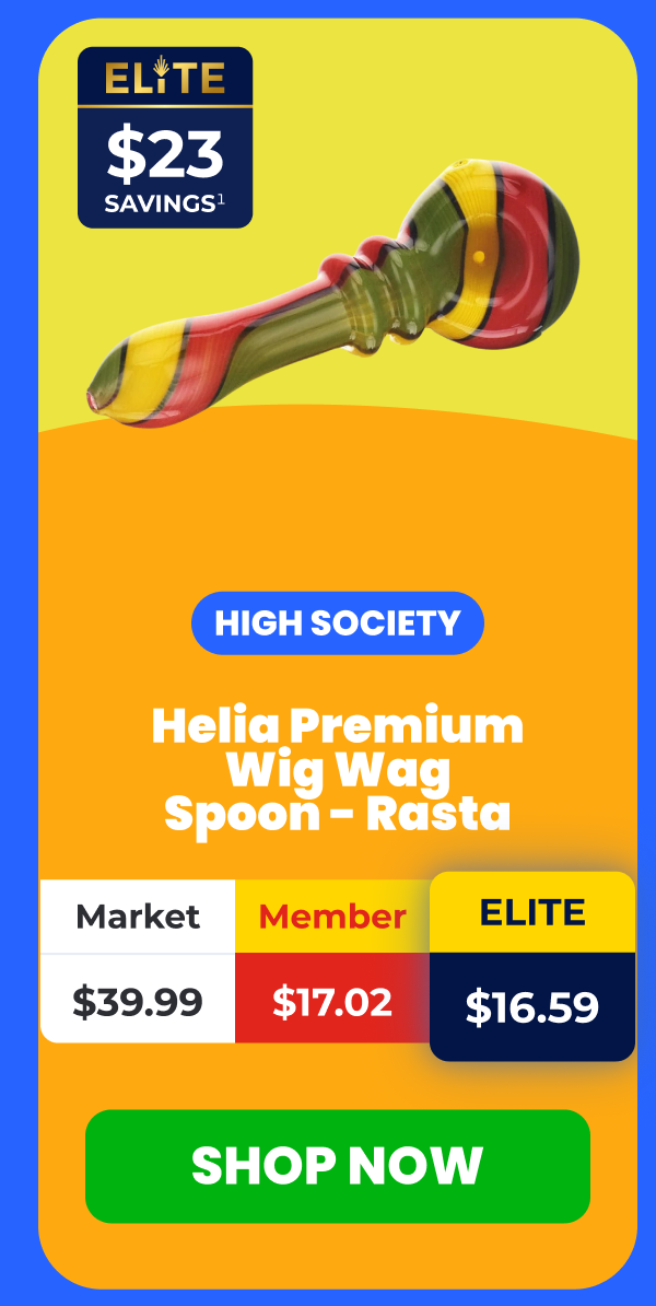 Helia Premium Wig Wag Spoon - Rasta