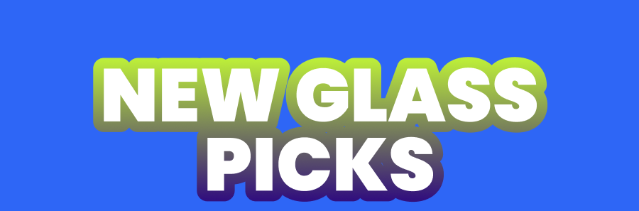 NEW GLASS PICKS