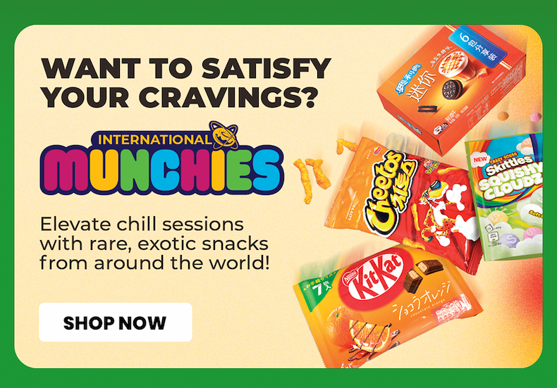 SHOP NOW : INTERNATIONAL MUNCHIES