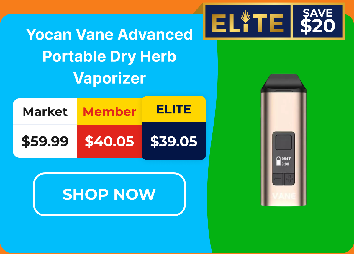 Yocan Vane Advanced Portable Dry Herb Vaporizer