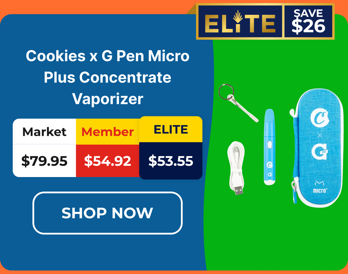 Cookies x G Pen Micro Plus Concentrate Vaporizer