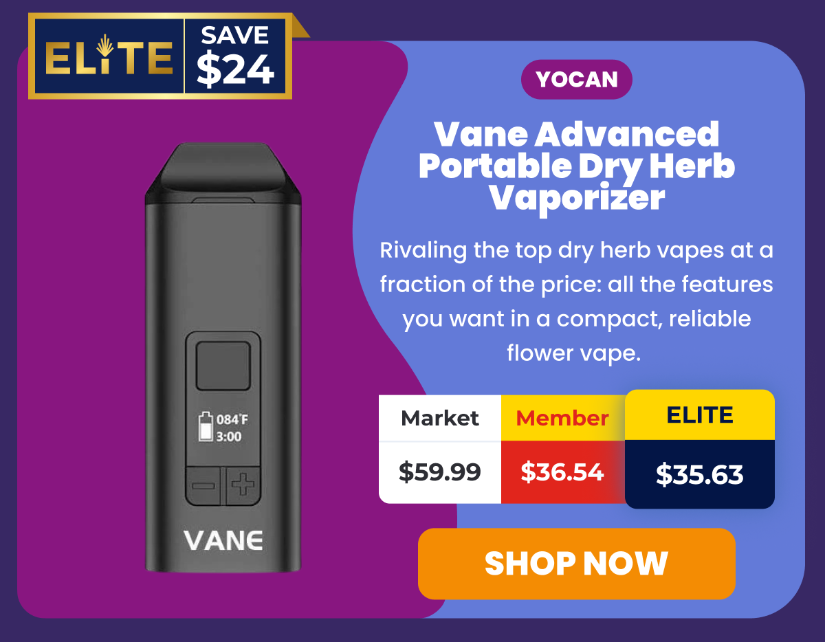 Vane Advanced Portable Dry Herb Vaporizer