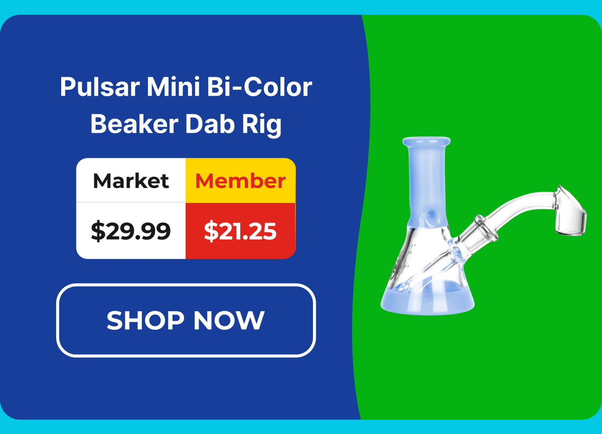 Pulsar Mini Bi-Color Beaker Dab Rig