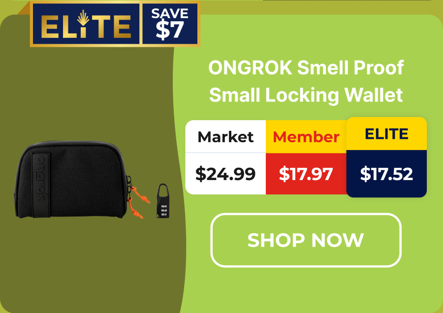 ONGROK Smell Proof Small Locking Wallet