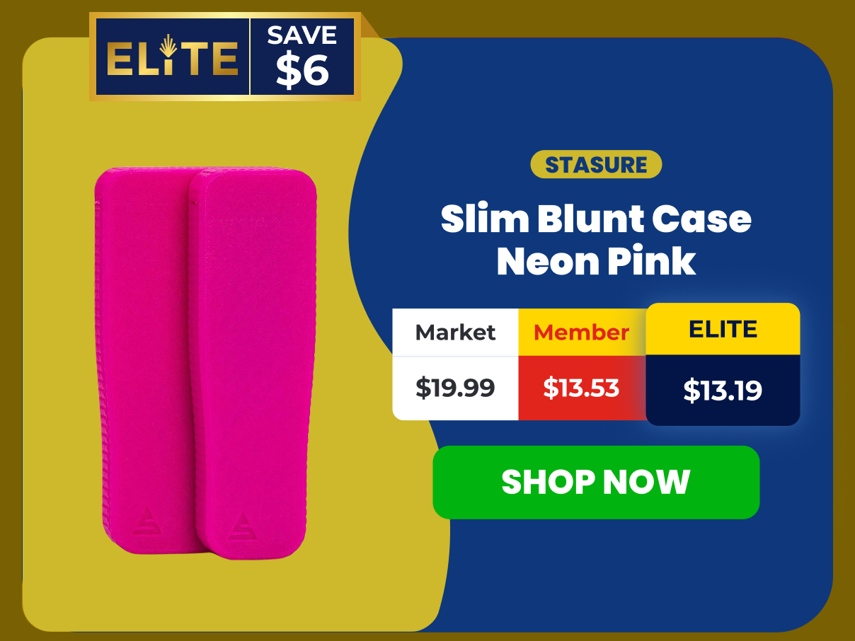 Slim Blunt Case Neon Pink