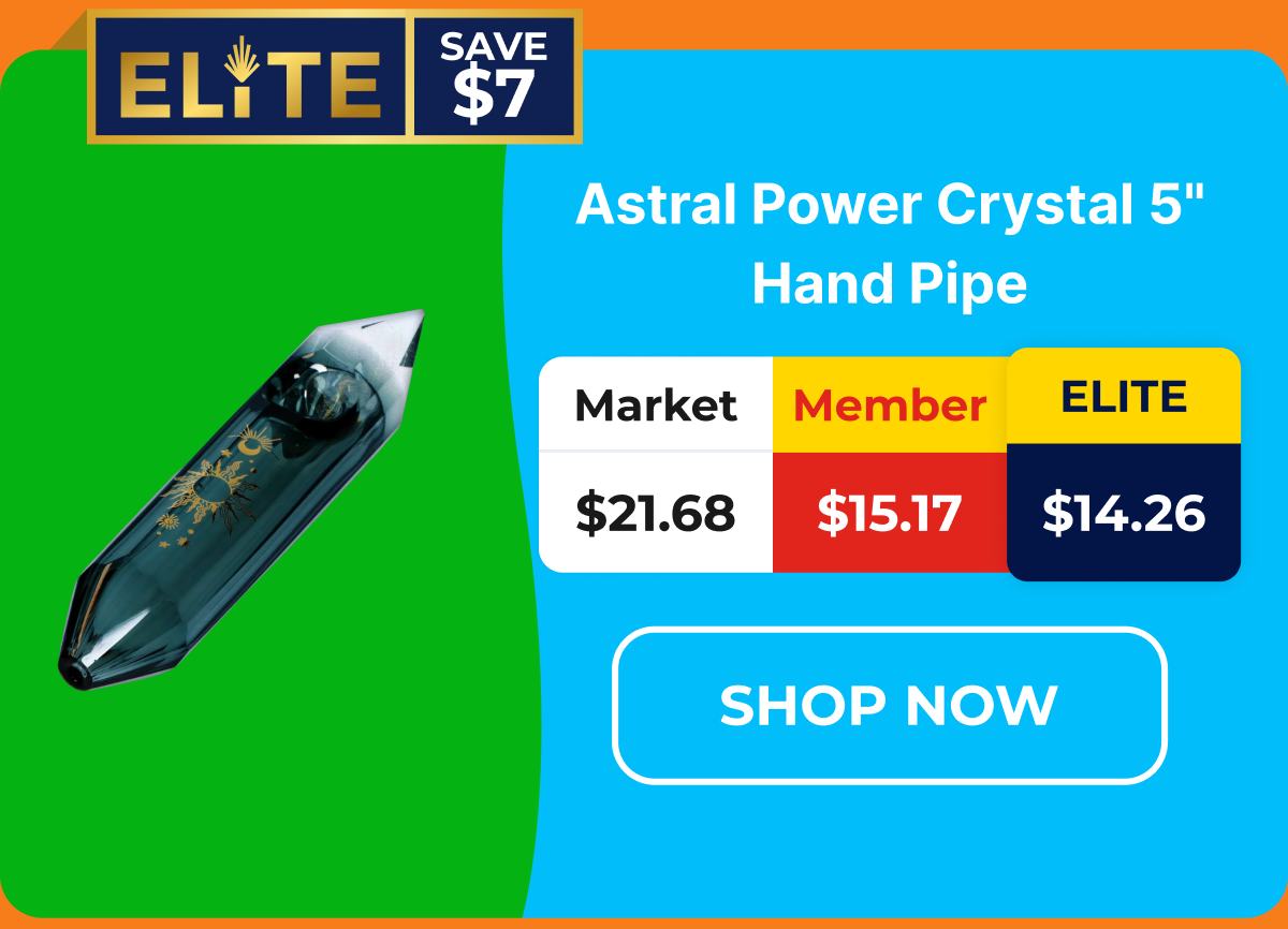 Astral Power Crystal 5" Hand Pipe