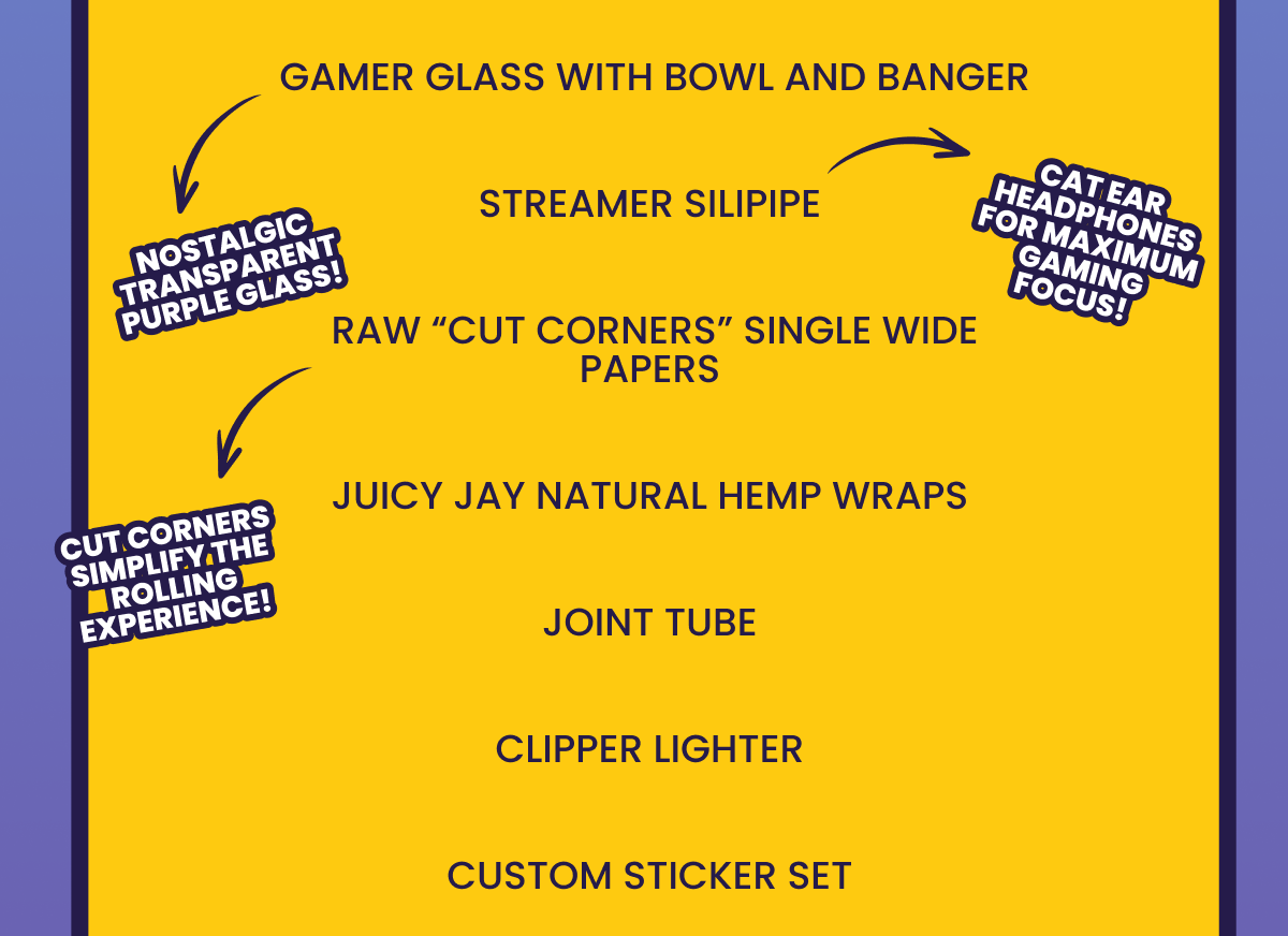 Gamer Glass with Bowl and Banger