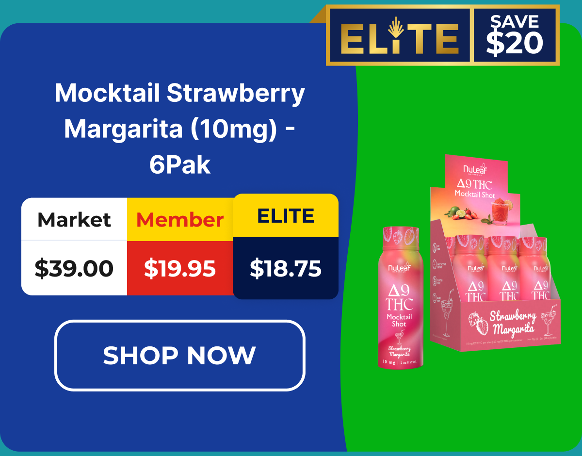 Mocktail Strawberry Margarita (10mg) - 6Pak