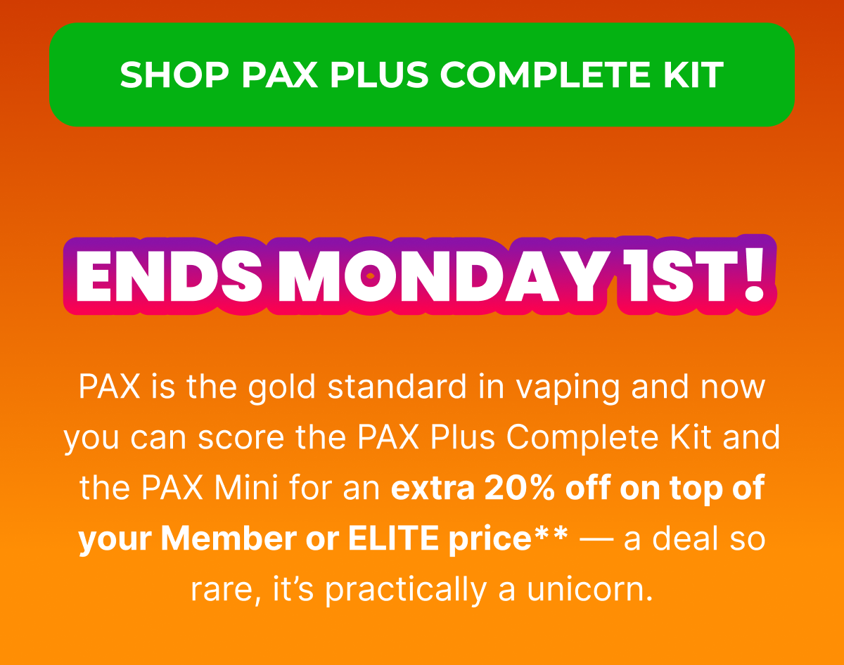 Shop PAX PLUS COMPLETE KIT  
