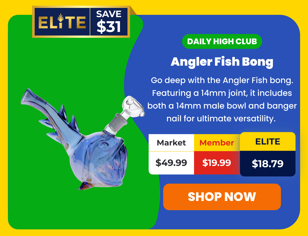 Daily High Club Angler Fish Bong