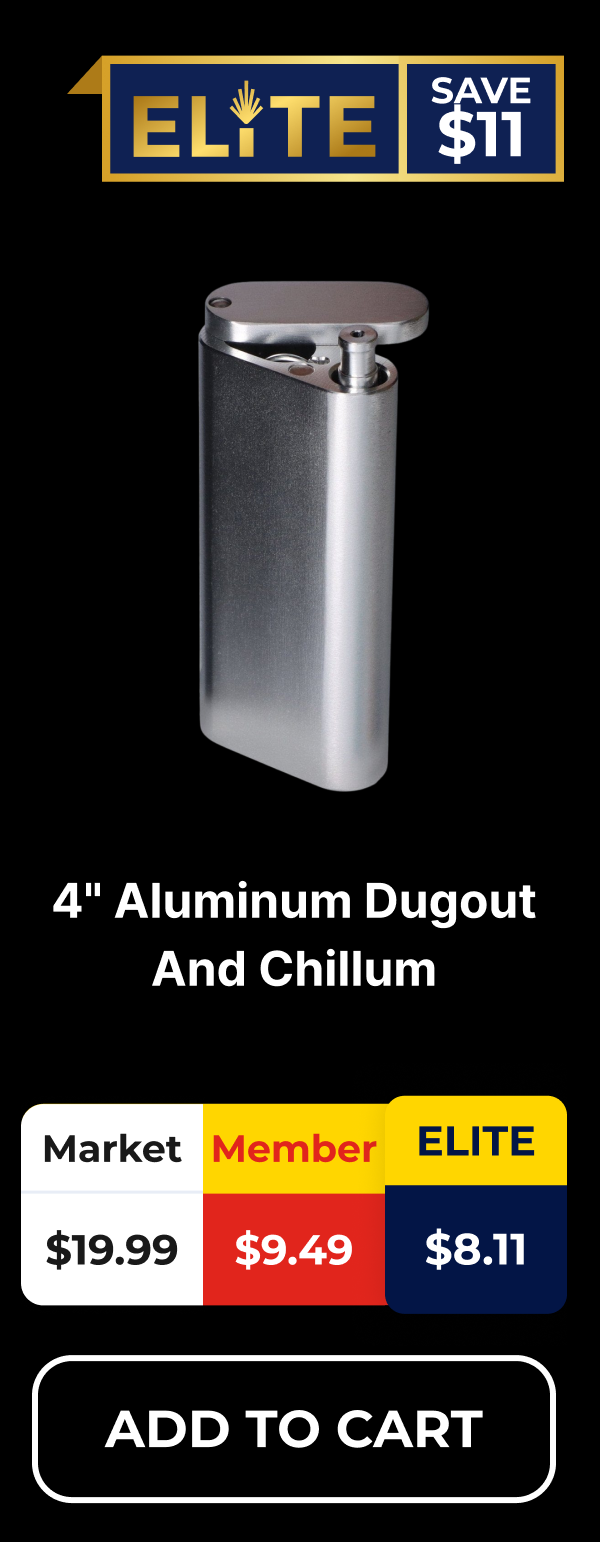 4" Aluminum Dugout And Chillum