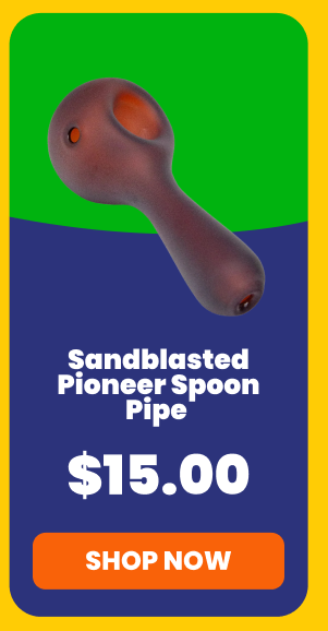 Sandblasted Pioneer Spoon Pipe 