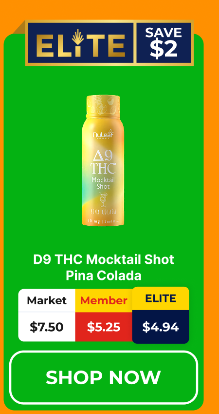 D9 THC Mocktail Shot Pina Colada
