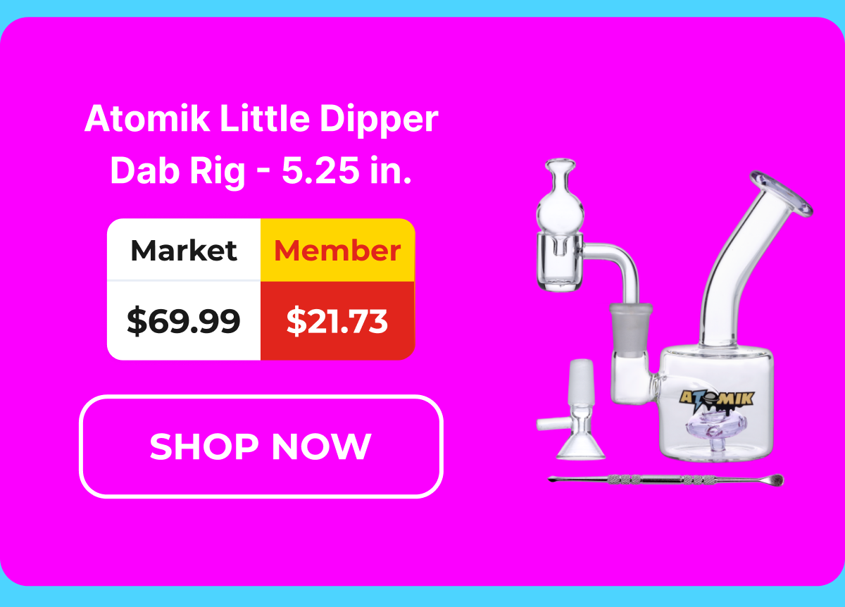 Atomik Little Dipper Dab Rig - 5.25 in.