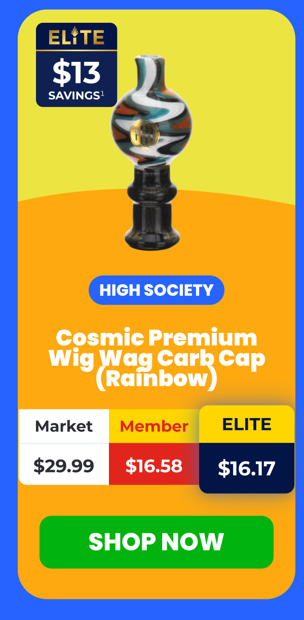 Cosmic Premium Wig Wag Carb Cap (Rainbow)