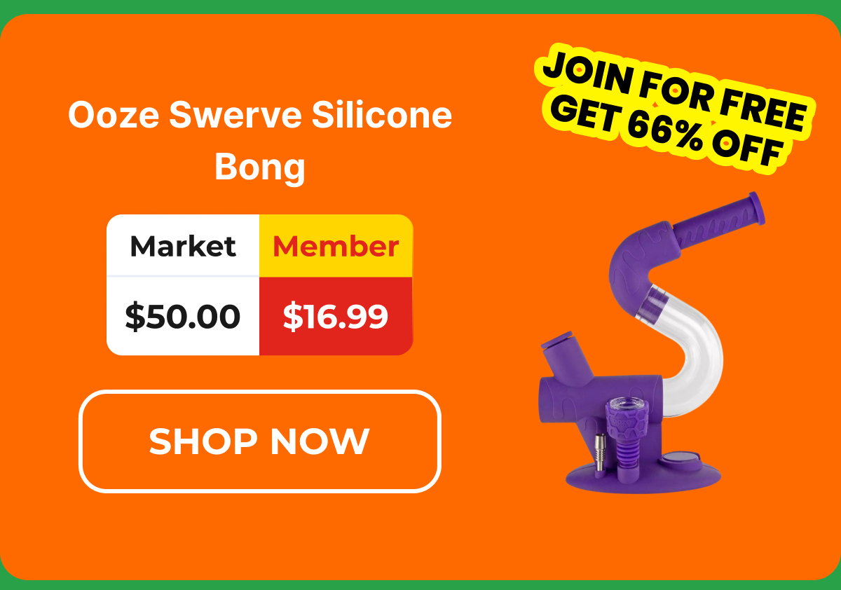 Ooze Swerve Silicone Bong