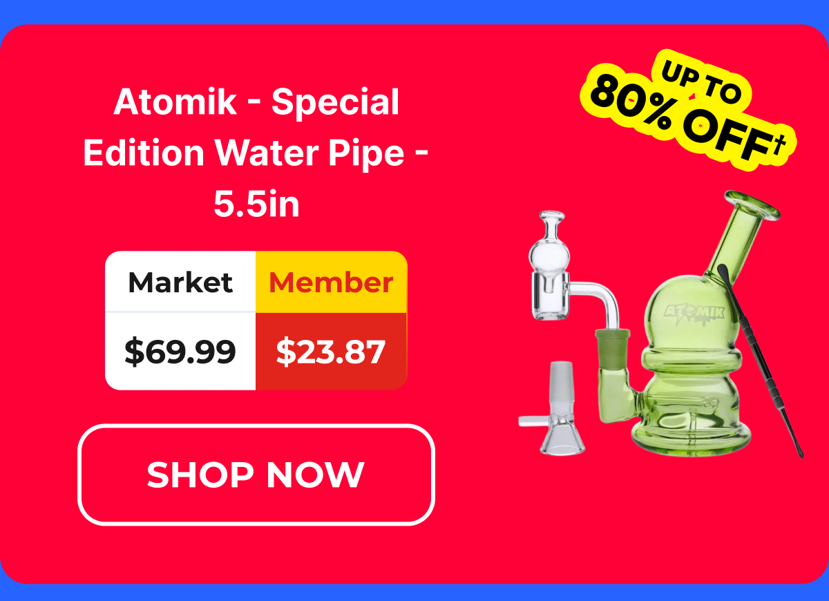 Atomik - Special Edition Water Pipe - 5.5in