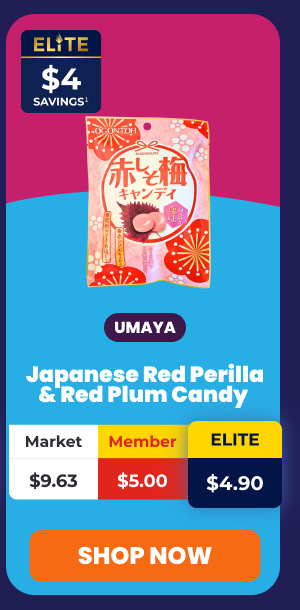 Japanese Red Perilla & Red Plum Candy 