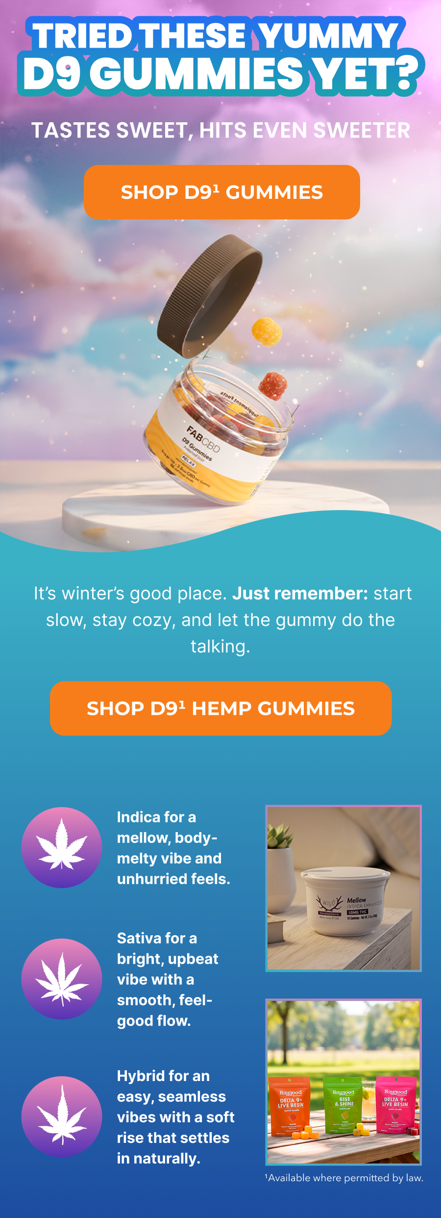 Shop d9¹ gummies
