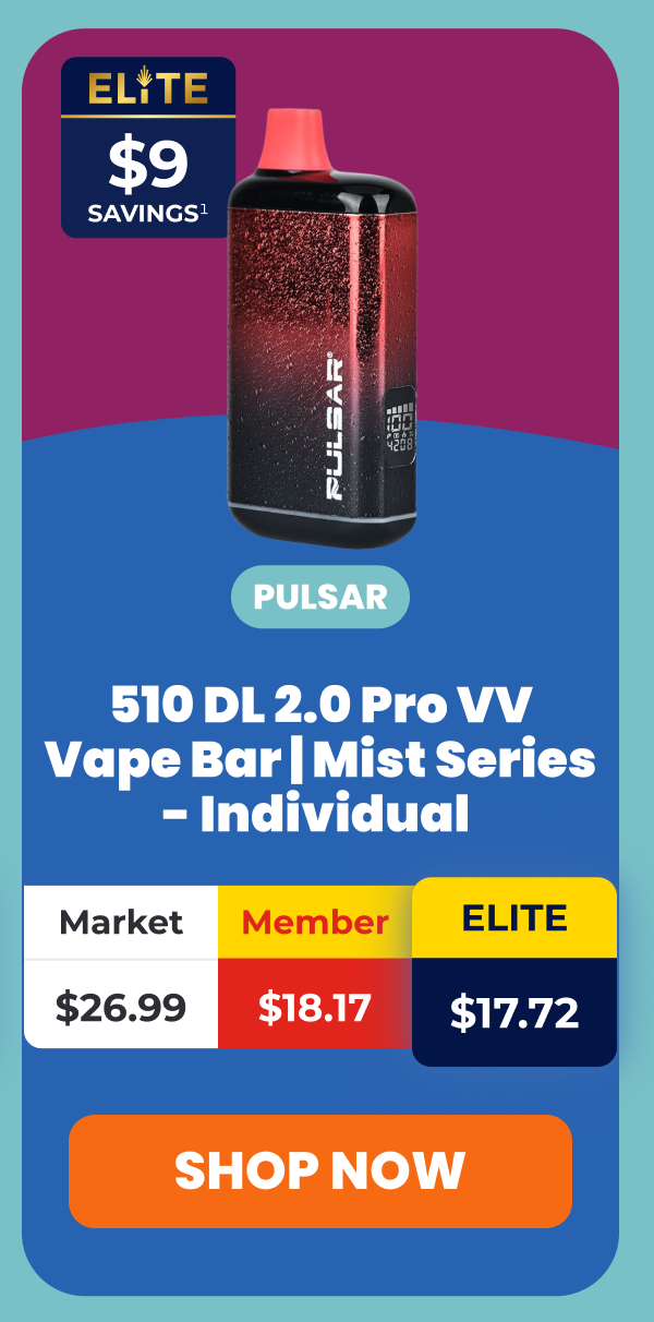 510 DL 2.0 Pro VV Vape Bar | Mist Series - Individual 