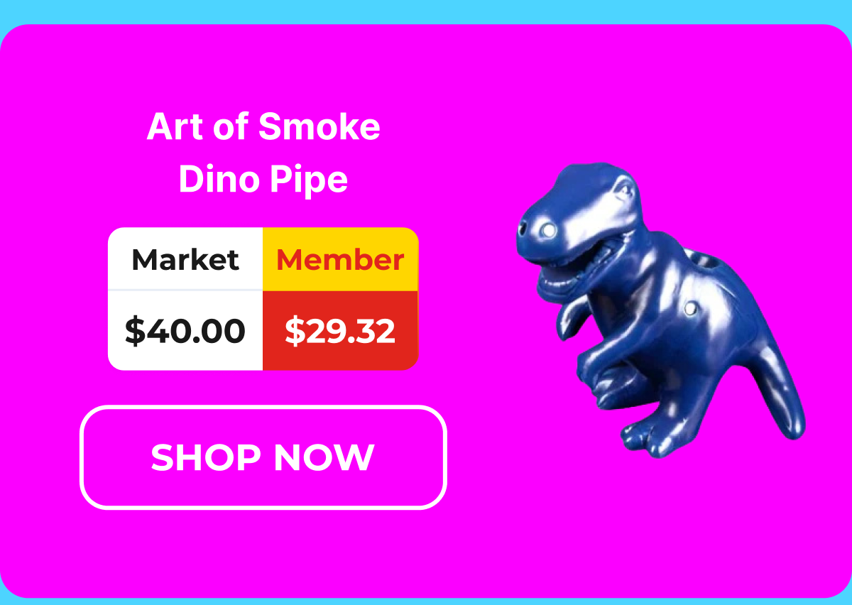 Art of Smoke Dino Pipe