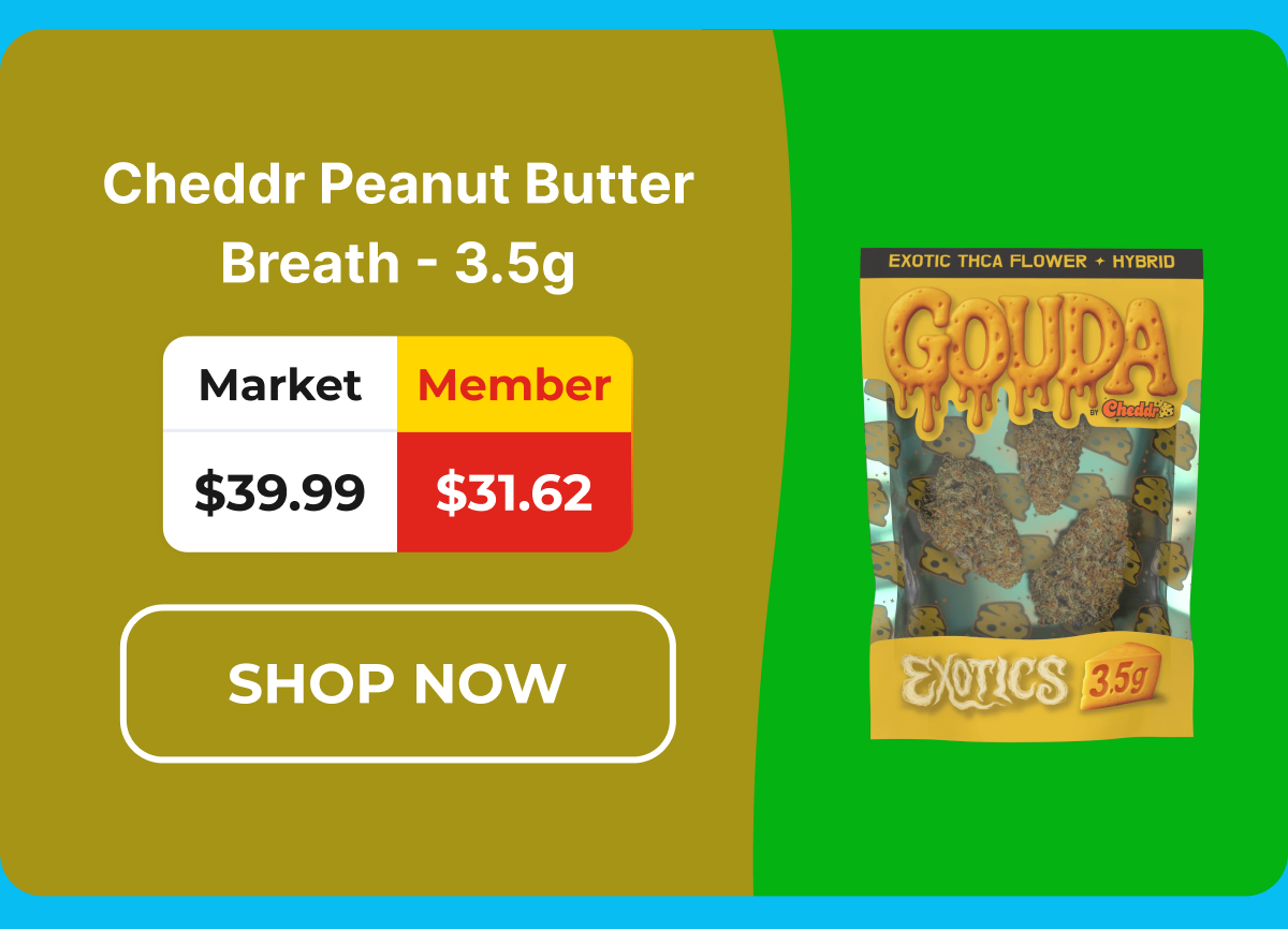 Cheddr Peanut Butter Breath - 3.5g