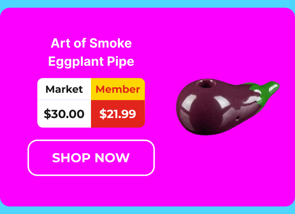 Art of Smoke Eggplant Pipe