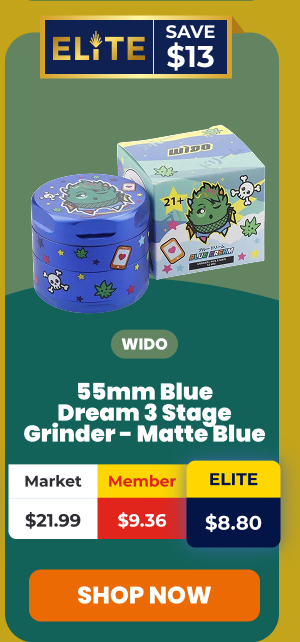 Wido 55mm Blue Dream 3 Stage Grinder - Matte Blue 