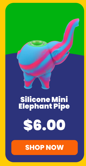 Silicone Mini Elephant Pipe