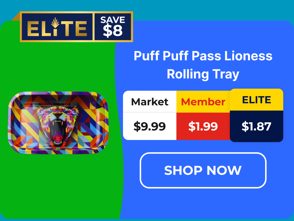 Puff Puff Pass Lioness Rolling Tray