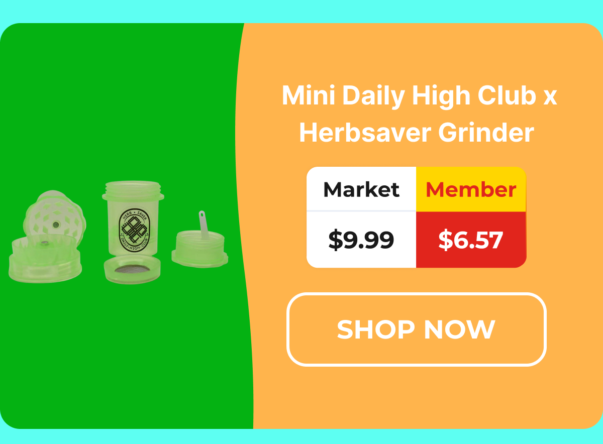 Mini Daily High Club x Herbsaver Grinder